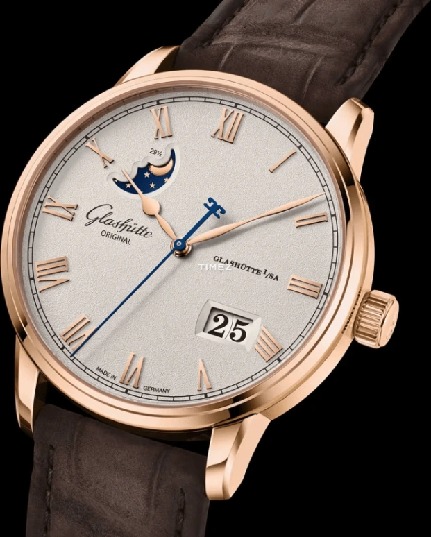 Glashütte Original,Other 40mm,40mm,Red Gold,Grey,Automatic,Moonphase,Big Date,1,1-36-24-02-05-62