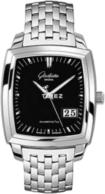 Glashütte Original,Senator 36mm,36mm,Stainless Steel,Black,In-house Caliber,Sapphire,Crystal Glass,39,39-42-54-52-14