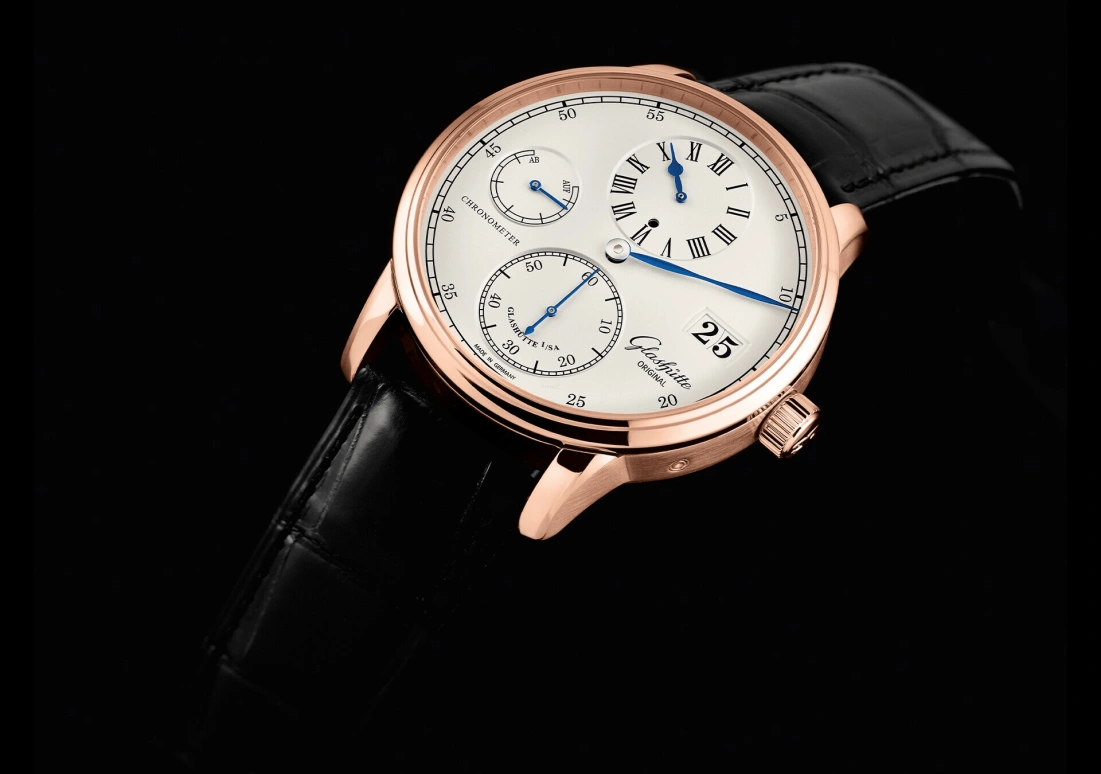 Glashütte Original,Senator 42mm,42mm,Red Gold,Silver,Handwound,Power Reserve Indicator,Big Date,1,1-58-04-04-05-04
