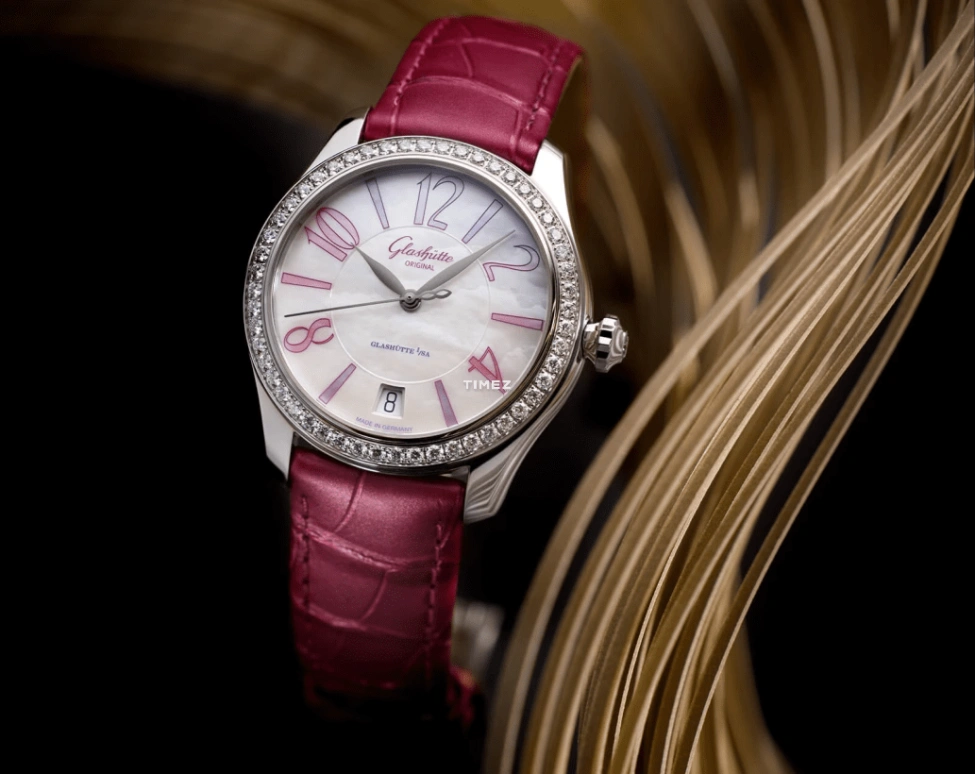 Glashütte Original,Lady Serenade 36mm,36mm,Stainless Steel,Silver,White,Automatic,Day,Sapphire,1,1-39-22-22-22-04