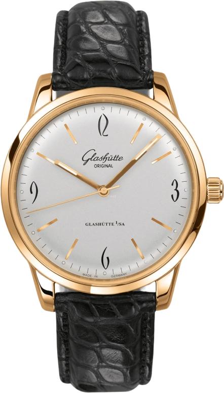 Glashütte Original,Sixties 39mm,39mm,Rose Gold,Silver,Automatic,40hours,In-house Caliber,1,1-39-52-01-01-04
