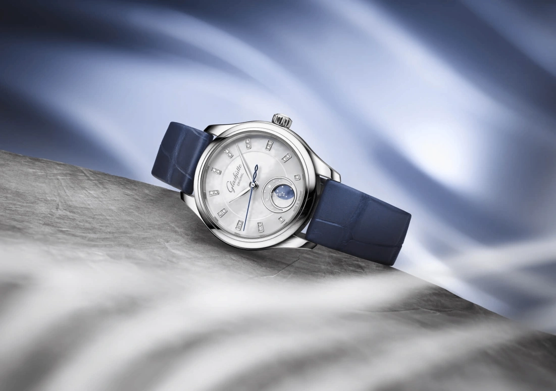 Glashütte Original,Serenade Luna 32.50mm,32.50mm,Stainless Steel,Silver,Automatic,Moonphase,Sapphire,Crystal Glass,1,1-35-14-02-02-04
