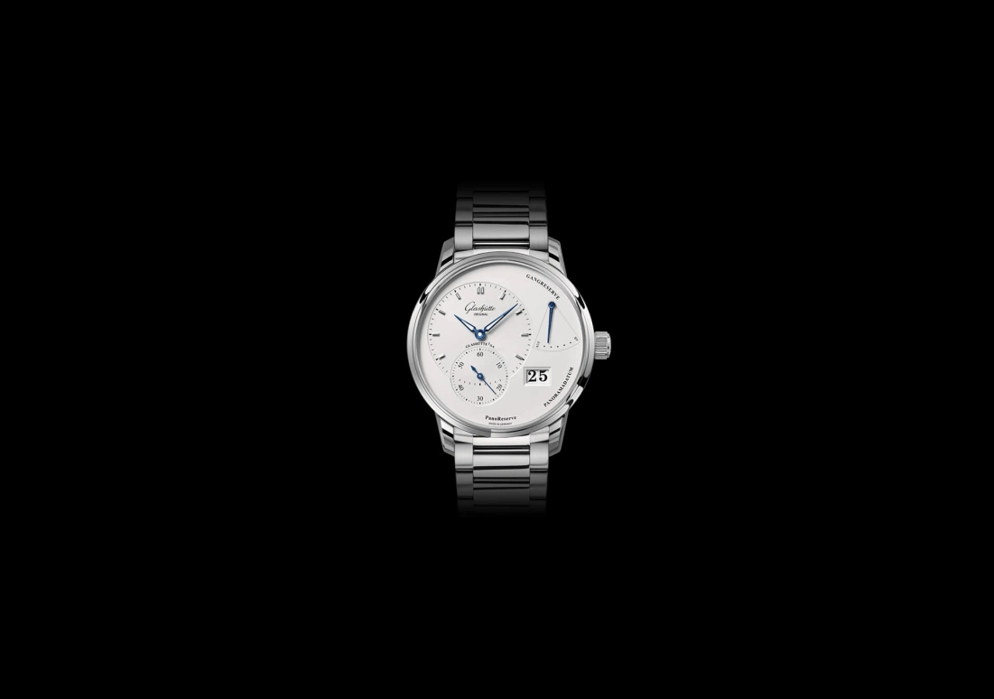 Glashütte Original,PanoMatic 40mm,40mm,Stainless Steel,White,Handwound,42hours,In-house Caliber,1,1-65-01-22-12-71