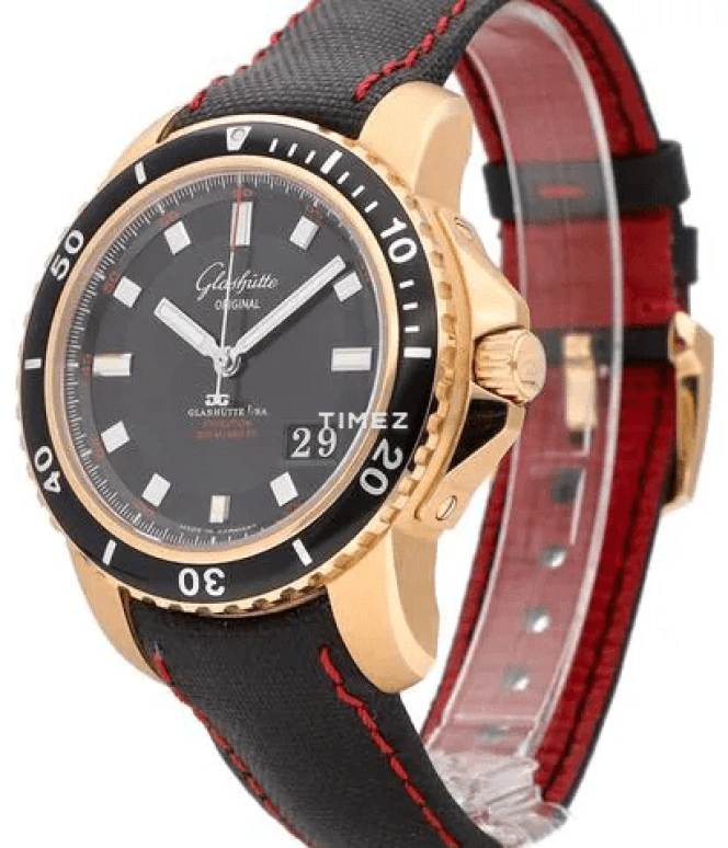 Glashütte Original,Spezialist 42mm,42mm,Rose Gold,Black,Automatic,Big Date,In-house Caliber,39,39-42-43-61-03