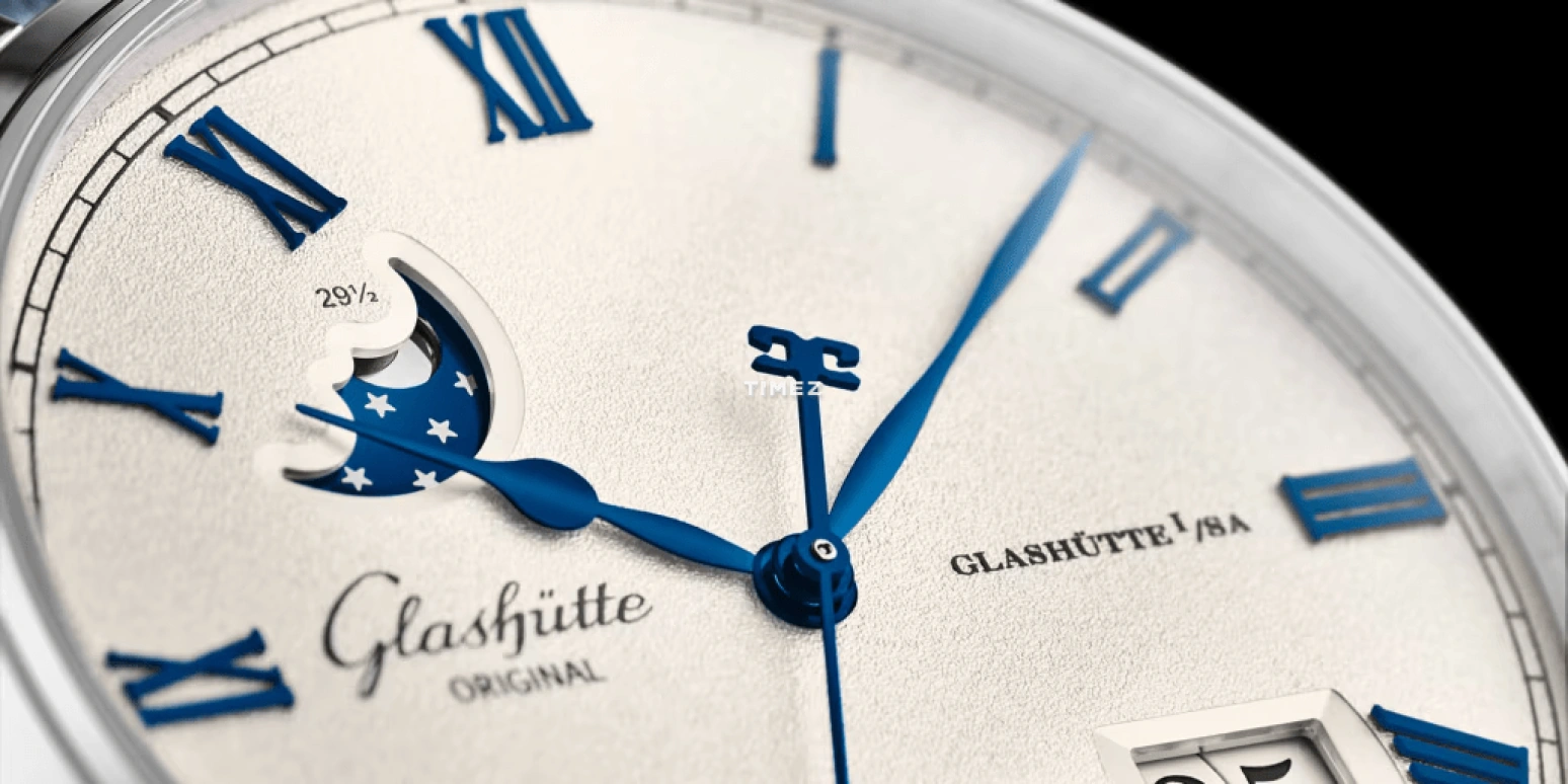 Glashütte Original,Senator 40mm,40mm,Stainless Steel,White,Automatic,Moonphase,Big Date,1,1-36-24-05-02-71