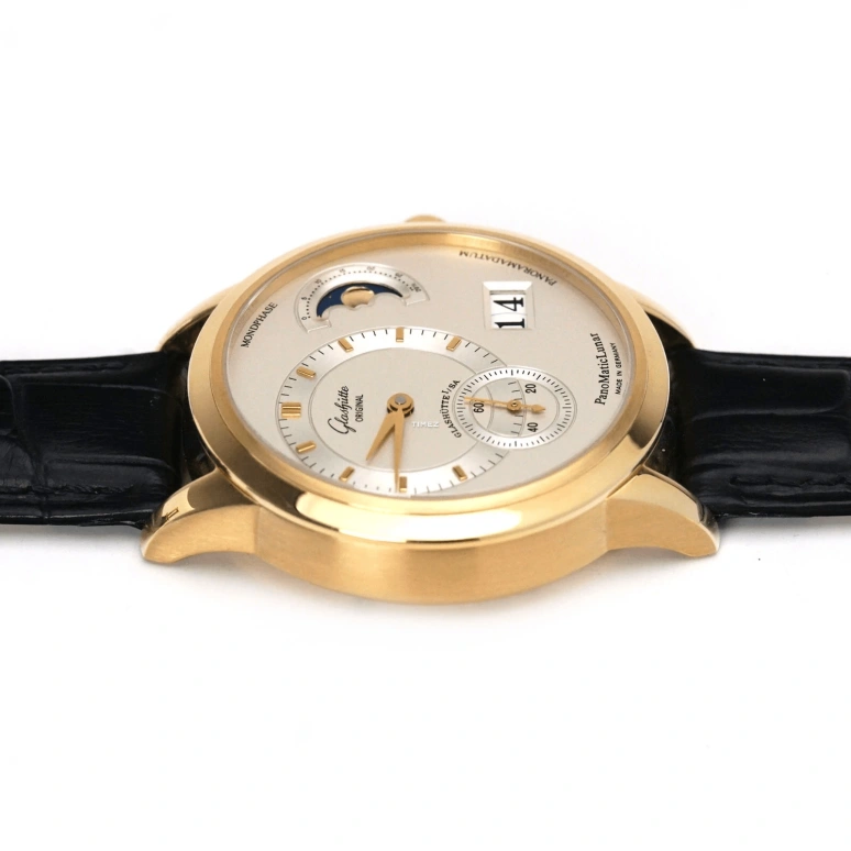 Glashütte Original,PanoMatic 39.30mm,39.30mm,Rose Gold,Silver,Automatic,Moonphase,Big Date,90,90-02-01-01-04