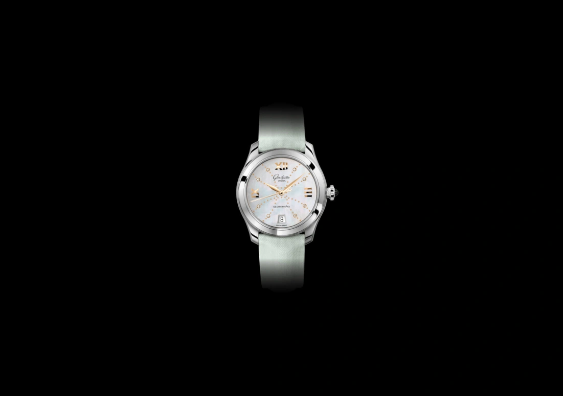 Glashütte Original,Lady Serenade 36mm,36mm,Stainless Steel,White,Automatic,Date,40hours,1,1-39-22-12-02-34