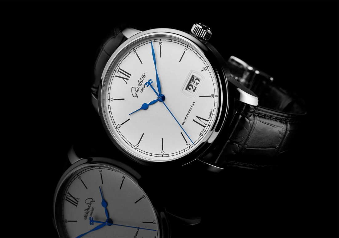 Glashütte Original,Senator 40mm,40mm,Stainless Steel,White,Automatic,100hours,In-house Caliber,1,1-36-03-01-02-64