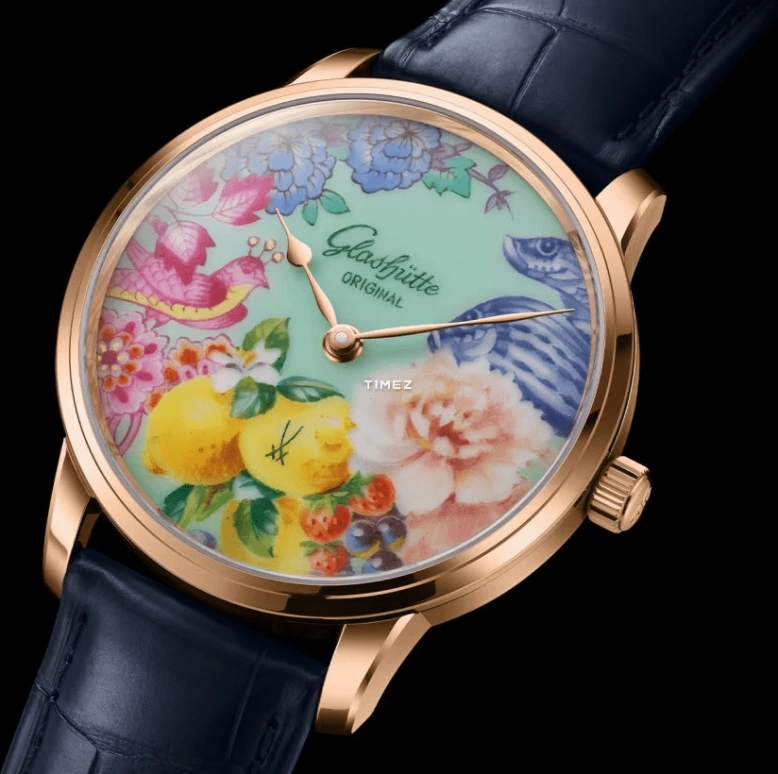 Glashütte Original,Senator 40mm,40mm,Red Gold,Multi-Color,Green,Automatic,100hours,In-house Caliber,1,1-36-16-01-05-01