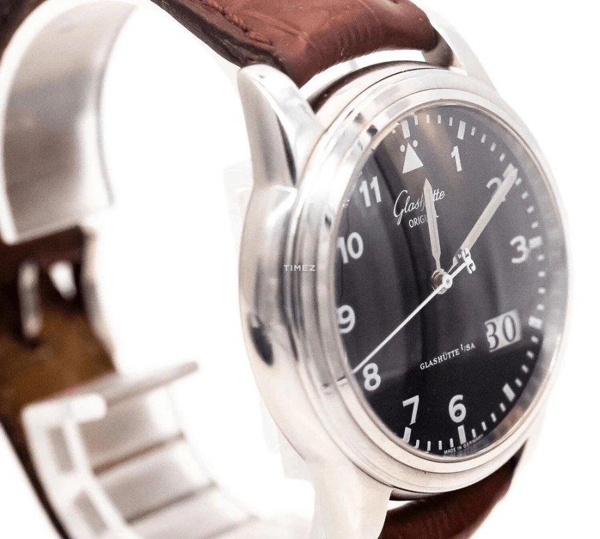 Glashütte Original,Senator 39mm,39mm,Stainless Steel,Smoky Coal,Automatic,Day,In-house Caliber,39,39-42-14-24-04