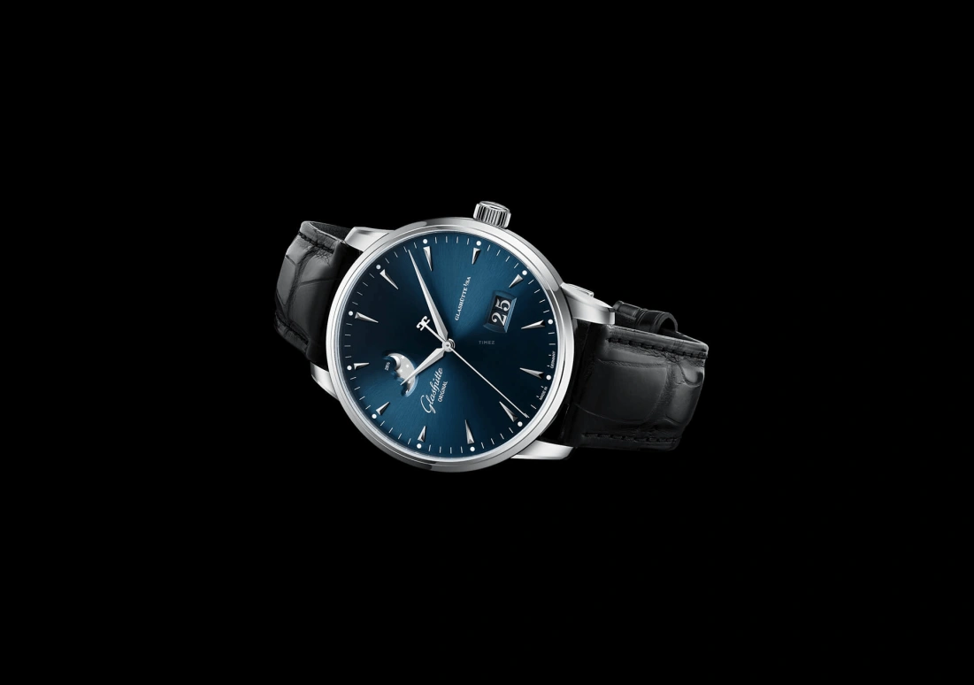 Glashütte Original,Senator 42mm,42mm,Stainless Steel,Luminous,Blue,Automatic,100hours,In-house Caliber,1,1-36-04-04-02-71