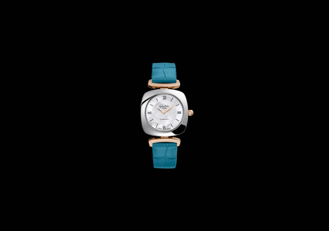 Glashütte Original,Pavonina 31mm,31mm,Red Gold,Stainless Steel,White,Quartz,Day,35712hours,1,1-03-02-05-16-30