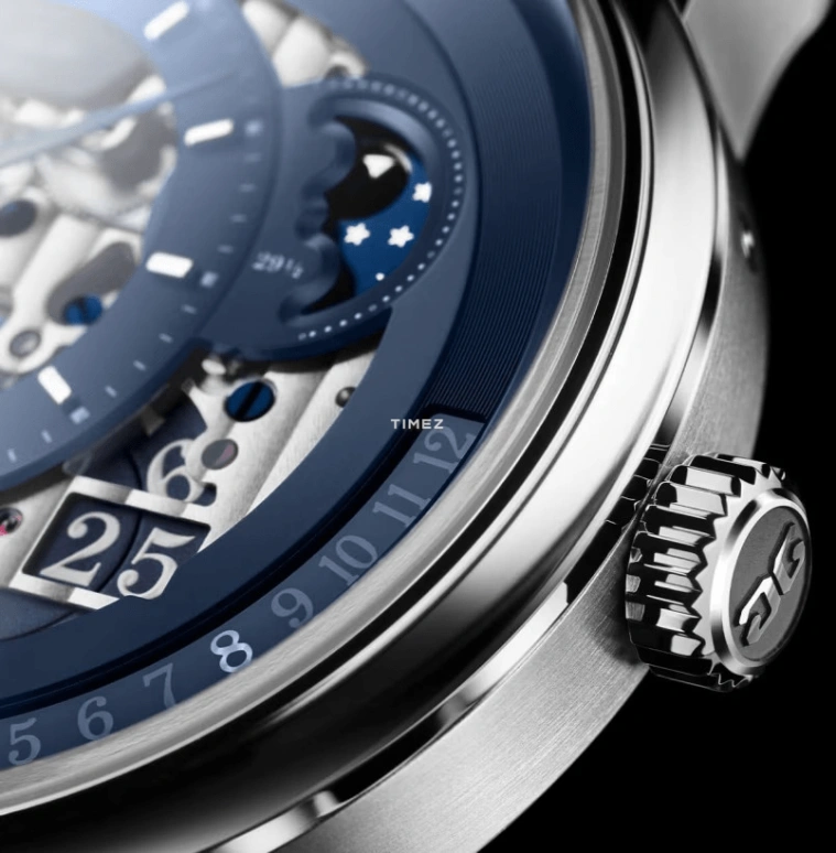 Glashütte Original,PanoMatic 42mm,42mm,Platinum,Blue,Automatic,Moonphase,Month,Big Date,1,1-92-11-01-03-61