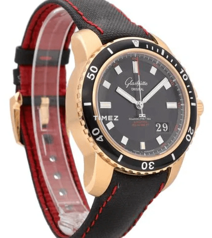 Glashütte Original,Spezialist 42mm,42mm,Rose Gold,Black,Automatic,Big Date,In-house Caliber,39,39-42-43-61-03