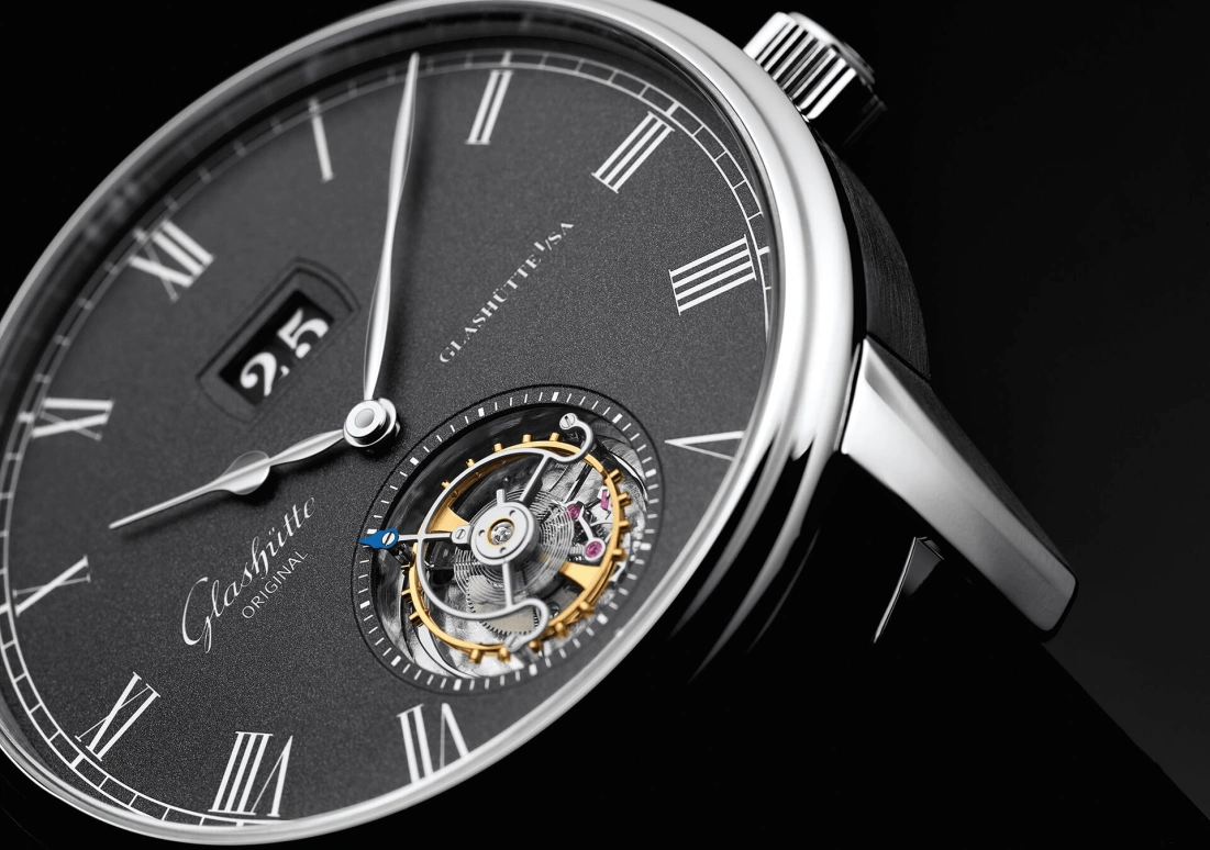 Glashütte Original,Senator 42mm,42mm,White Gold,Grey,Automatic,Tourbillon Escapement,Big Date,1,1-94-03-04-04-04