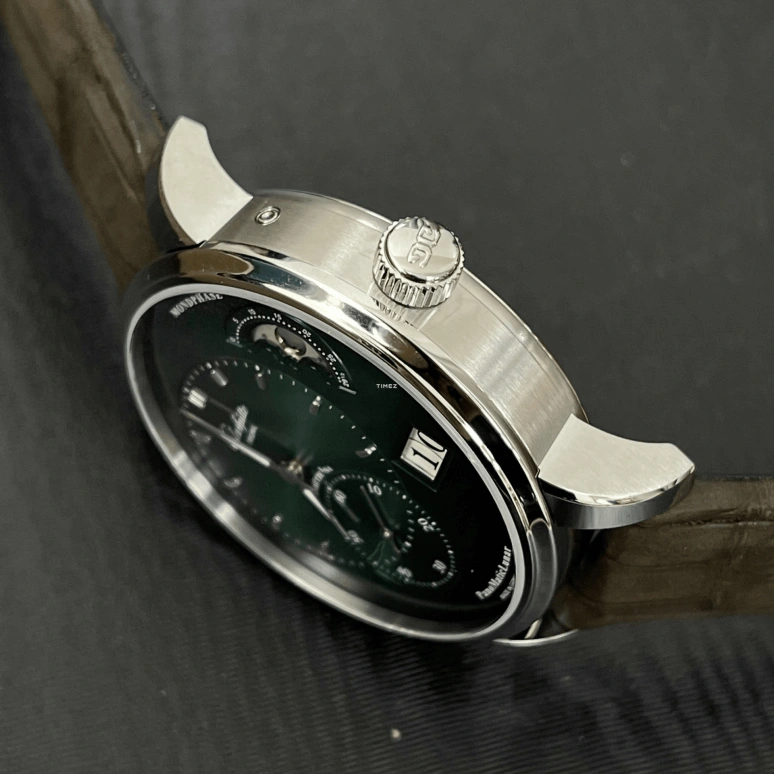 Glashütte Original,PanoMatic 40mm,40mm,Stainless Steel,Green,Automatic,Moonphase,Big Date,1,1-90-02-13-32-51