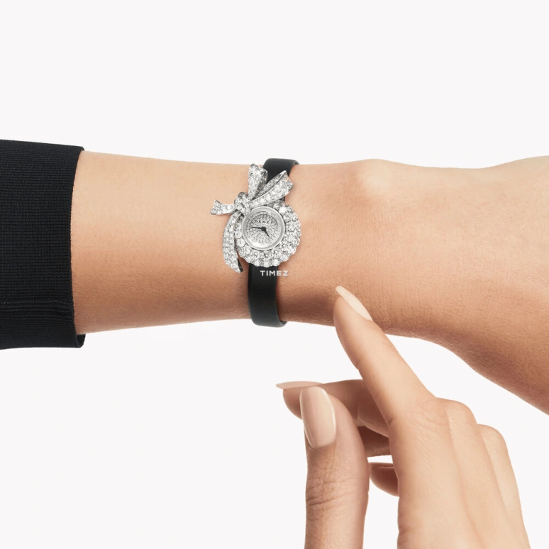 Graff,Tilda's Bow 22.50mm,22.50mm,White Gold,Silver White,Quartz,Round,GBW14WGDD