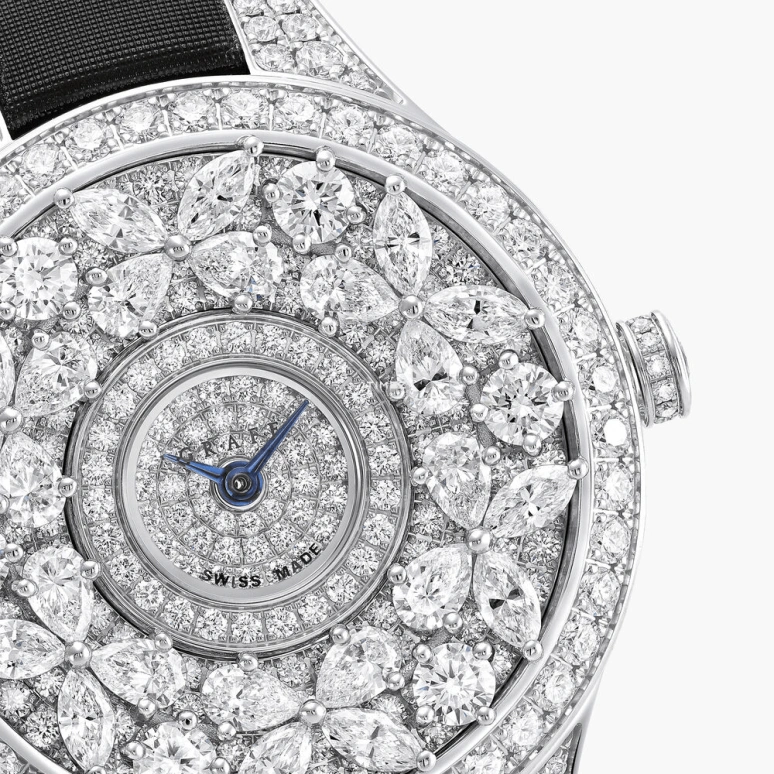 Graff,Butterfly 33mm,33mm,White Gold,Silver White,Quartz,Round,BF33WGDD