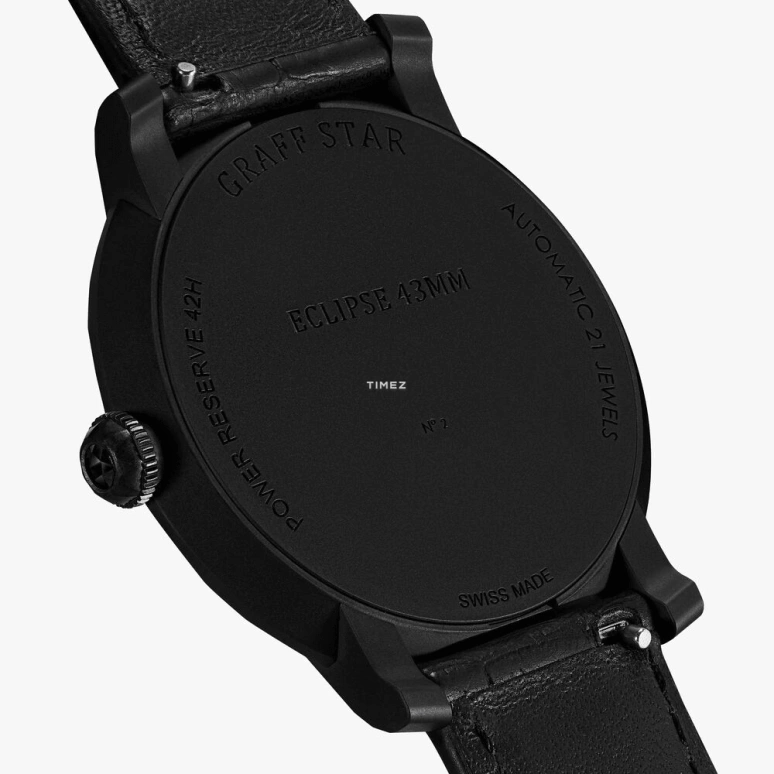 Graff,Other 43mm,43mm,Titanium,Black,Automatic,Sapphire,Crystal Glass,Round,GSU43DLCB2