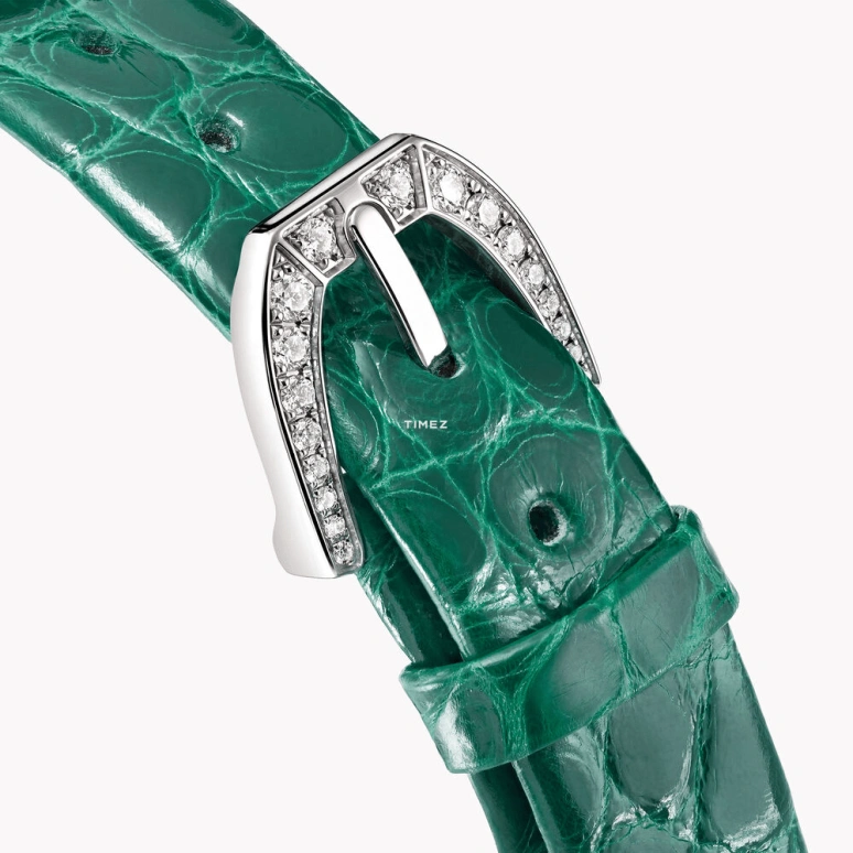 Graff,Butterfly 33mm,33mm,White Gold,Silver,Green,Quartz,Sapphire,Crystal Glass,Round,BF33WGDE