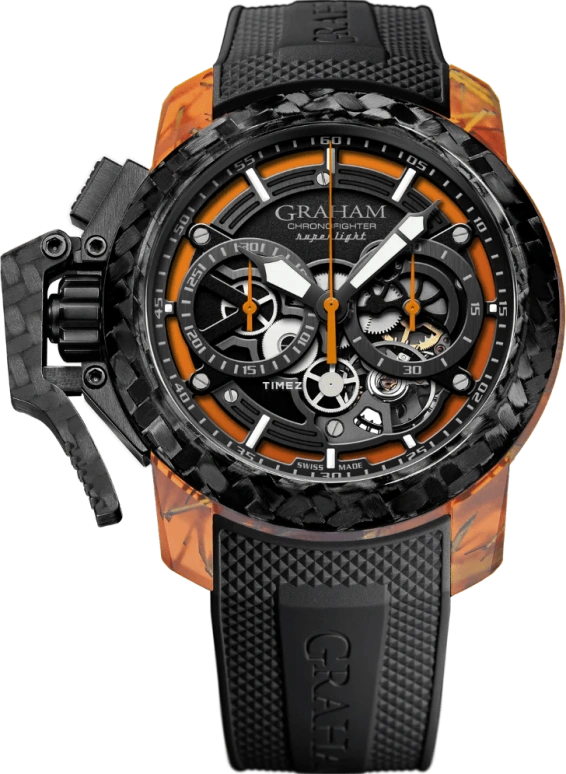 Graham,Chronofighter 47mm,47mm,Carbon,Black,Automatic,Chronograph,Sapphire,Crystal Glass,2CCCK,2CCCK.O01A