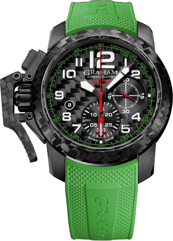 Graham,Chronofighter 47mm,47mm,Carbon,Black,Automatic,Chronograph,Day,2CCBK,2CCBK.G06A