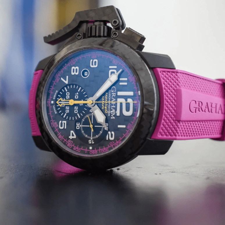 Graham,Chronofighter 47mm,47mm,Carbon,Black,Automatic,Chronograph,Day,2CCBK,2CCBK.V01A