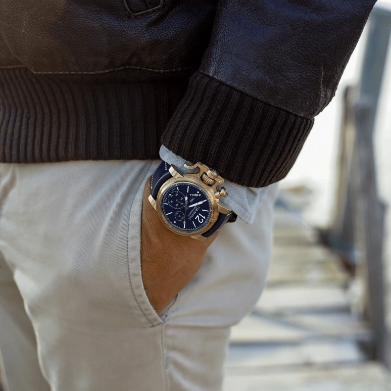 Graham,Chronofighter 44mm,44mm,Bronze,Blue,Automatic,Chronograph,Date,Day,2CVAK,2CVAK.U01A