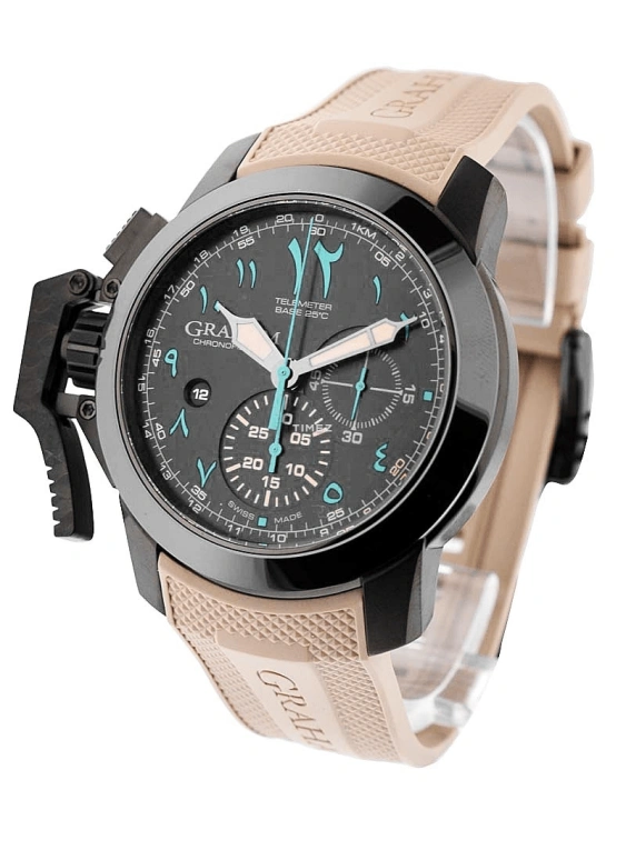 Graham,Chronofighter 47mm,47mm,Ceramic,Carbon,Stainless Steel,Black,Automatic,Chronograph,Day,2CCAU,2CCAU.B12A.K93N