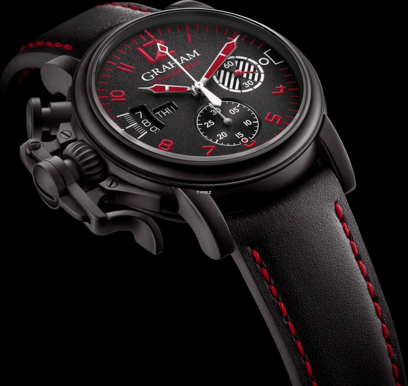Graham,Chronofighter 44mm,44mm,Diamond-Like Carbon,Black,Automatic,Chronograph,Date,Day,2CVAB,2CVAB.B41A