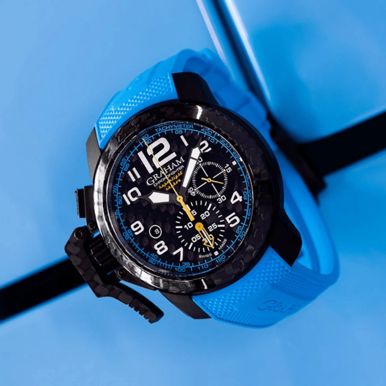 Graham,Chronofighter 47mm,47mm,Carbon,Black,Automatic,Chronograph,Day,2CCBK,2CCBK.B30A