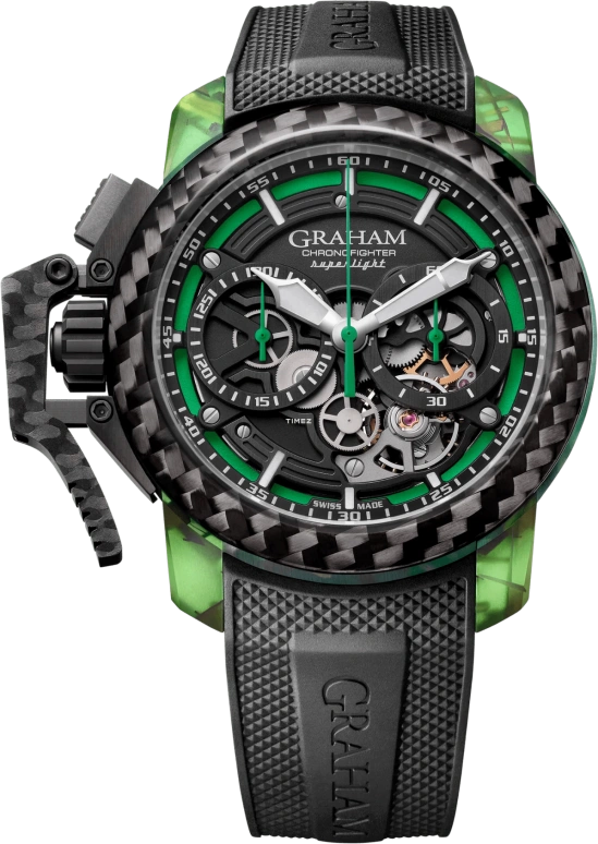 Graham,Chronofighter 47mm,47mm,Carbon,Black,Automatic,Chronograph,Sapphire,Crystal Glass,2CCCK,2CCCK.G01A