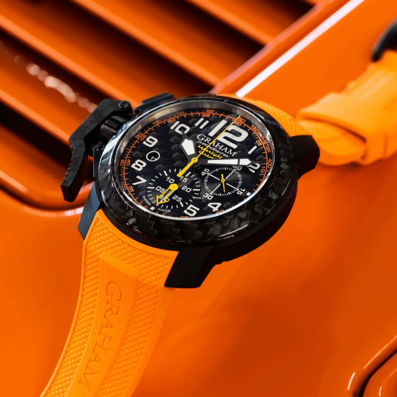 Graham,Chronofighter 47mm,47mm,Carbon,Black,Automatic,Chronograph,Day,2CCBK,2CCBK.O01A