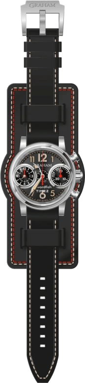 Graham,Swordfish 46mm,46mm,Stainless Steel,Grey,Automatic,Chronograph,Sapphire,Crystal Glass,2SXAS,2SXAS.B06A