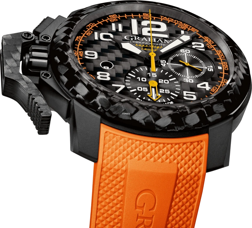 Graham,Chronofighter 47mm,47mm,Carbon,Black,Automatic,Chronograph,Day,2CCBK,2CCBK.O01A