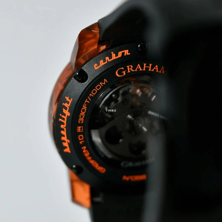 Graham,Chronofighter 47mm,47mm,Carbon,Black,Automatic,Chronograph,Sapphire,Crystal Glass,2CCCK,2CCCK.O01A