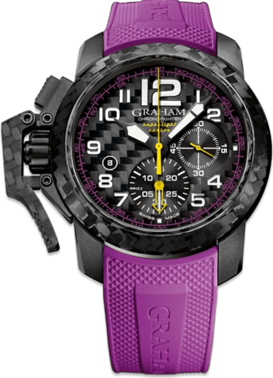Graham,Chronofighter 47mm,47mm,Carbon,Black,Automatic,Chronograph,Day,2CCBK,2CCBK.V01A