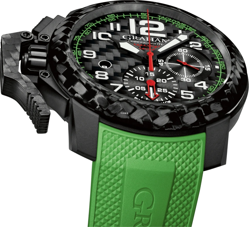 Graham,Chronofighter 47mm,47mm,Carbon,Black,Automatic,Chronograph,Day,2CCBK,2CCBK.G06A