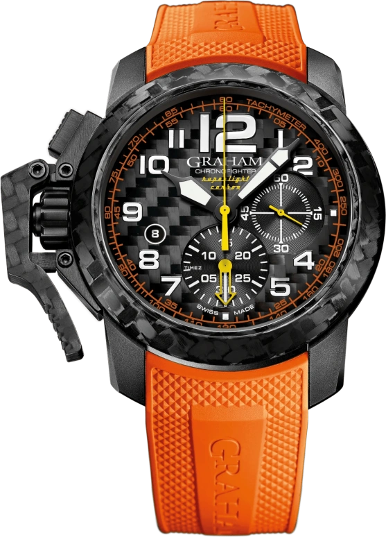 Graham,Chronofighter 47mm,47mm,Carbon,Black,Automatic,Chronograph,Day,2CCBK,2CCBK.O01A
