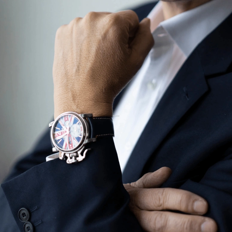 Graham,Chronofighter 44mm,44mm,Stainless Steel,Multi-Color,Automatic,Chronograph,Date,Day,2CVAS,2CVAS.U12A