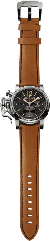 Graham,Chronofighter 44mm,44mm,Stainless Steel,Black,Automatic,Chronograph,Date,Day,2CVAS,2CVAS.B03A