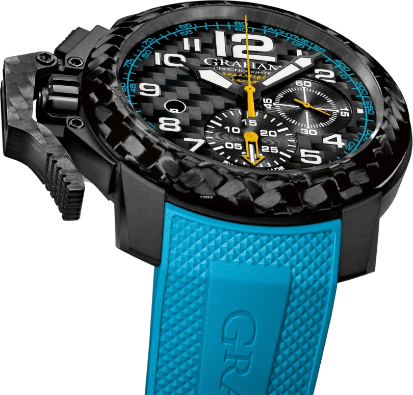 Graham,Chronofighter 47mm,47mm,Carbon,Black,Automatic,Chronograph,Day,2CCBK,2CCBK.B30A