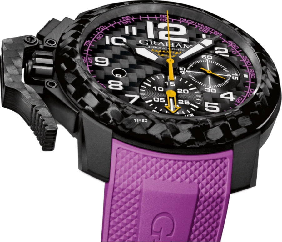 Graham,Chronofighter 47mm,47mm,Carbon,Black,Automatic,Chronograph,Day,2CCBK,2CCBK.V01A