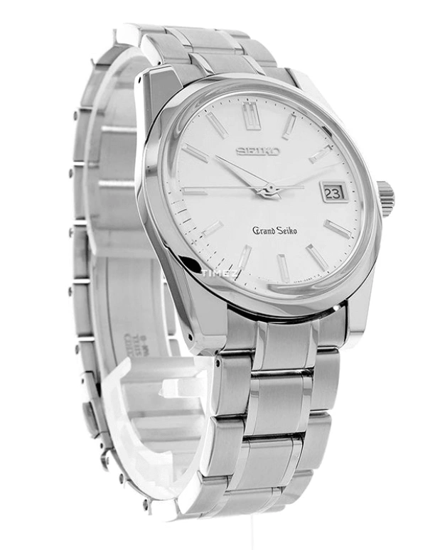 Grand Seiko,Grand Seiko 37.20mm,37.20mm,Stainless Steel,Silver,Quartz,Day,In-house Caliber,SBGV009