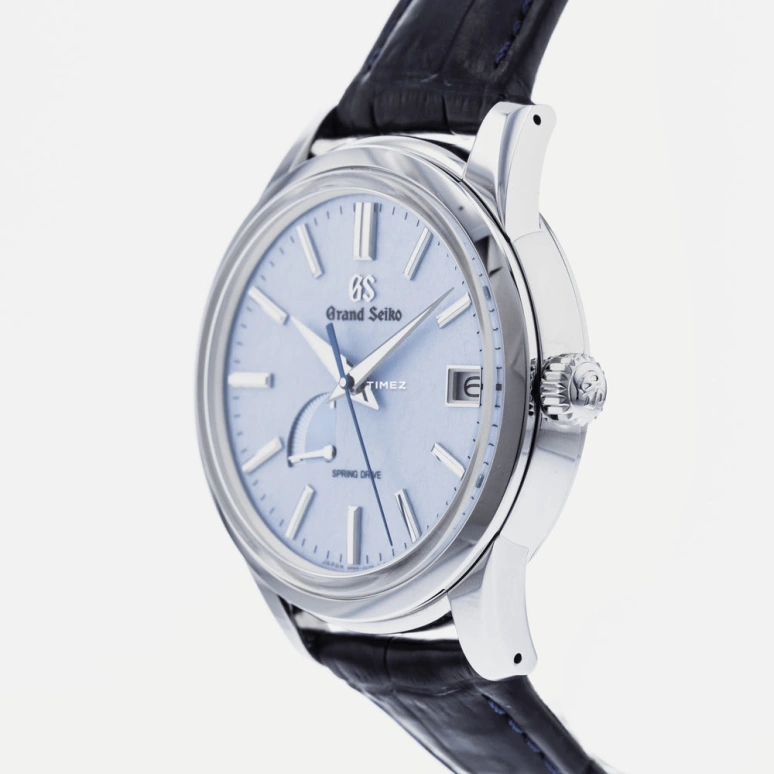 Grand Seiko,Heritage 40.20mm,40.20mm,Stainless Steel,Blue,Day,Power Reserve Indicator,Sapphire,Crystal Glass,SBGA407G