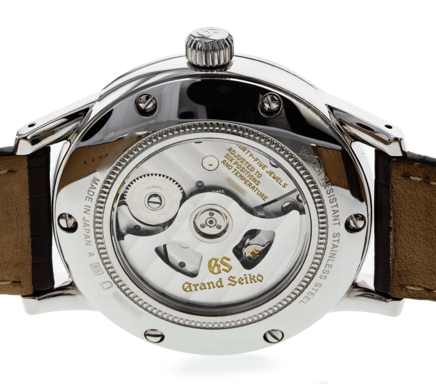 Grand Seiko,Grand Seiko 39.50mm,39.50mm,Stainless Steel,Beige,Automatic,Day,In-house Caliber,SBGR061G