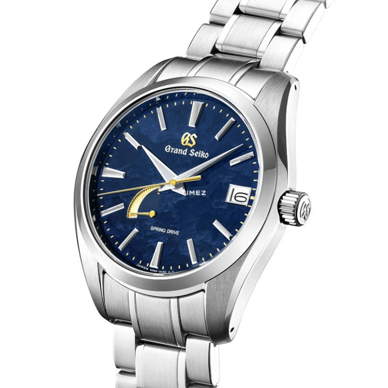 Grand Seiko,Spring Drive 41mm,41mm,Stainless Steel,Blue,Spring Drive,Automatic,Day,Power Reserve Indicator,Anti-magnetic,SBGA433G