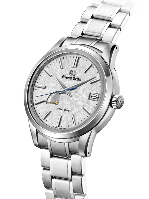 Grand Seiko,Spring Drive 40.20mm,40.20mm,Stainless Steel,Silver White,Spring Drive,Day,Power Reserve Indicator,SBGA451G
