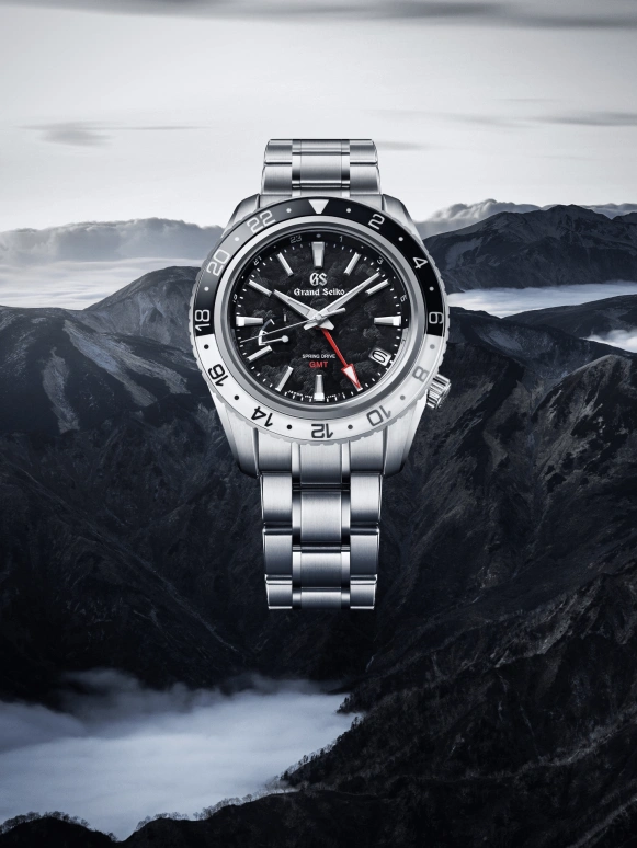 Grand Seiko,Sport 44mm,44mm,Stainless Steel,Black,Spring Drive,Day,Power Reserve Indicator,Dule Time,SBGE277G