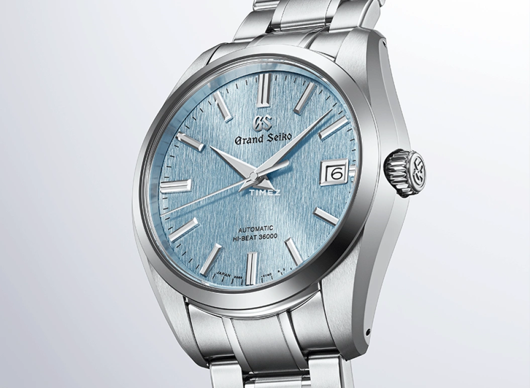 Grand Seiko,Heritage 40mm,40mm,Titanium,Ice Blue,Blue,Automatic,Day,55hours,SBGH349G
